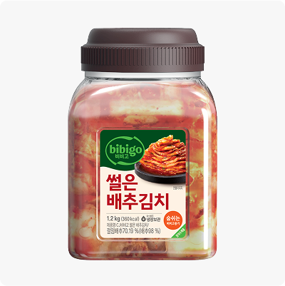 비비고 썰은배추김치 1.2kg (용기형)